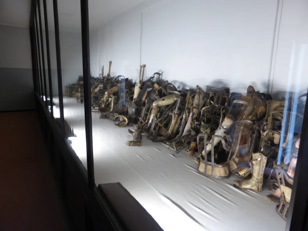 Artificial limbs - If you were deemed unfit to work, you were sent to death immediately