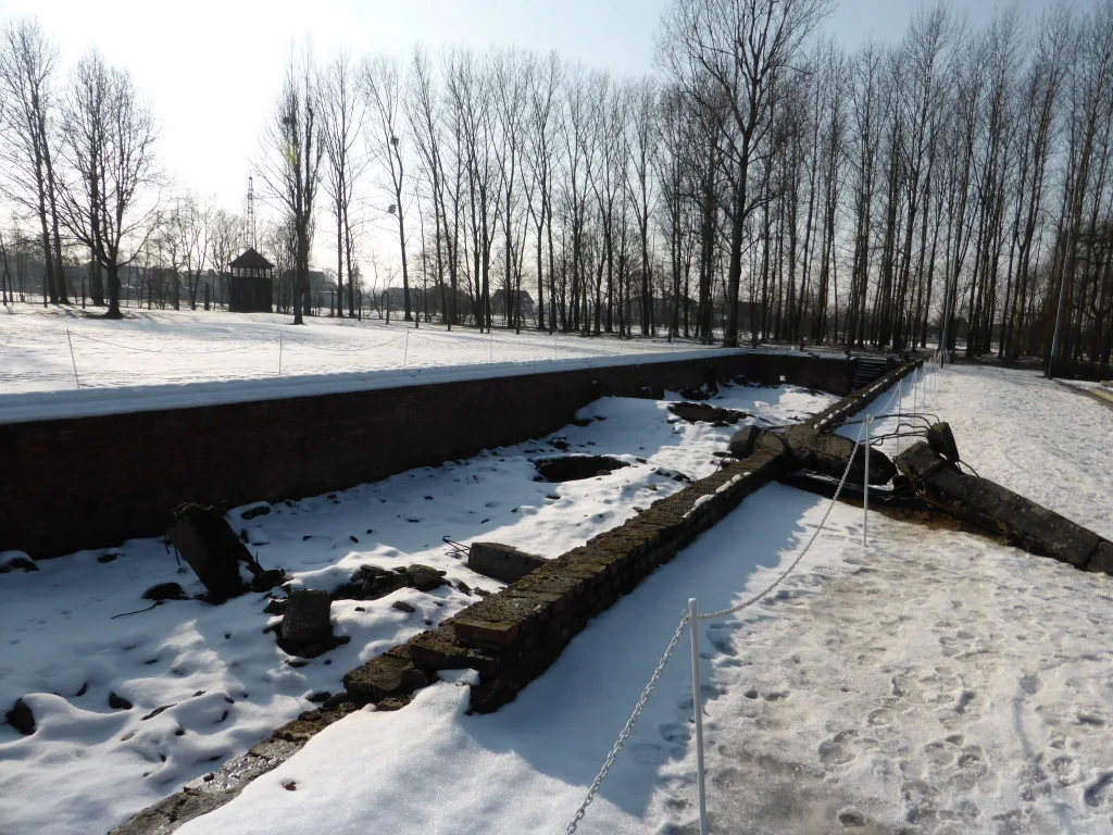 What remains of the gas chamber