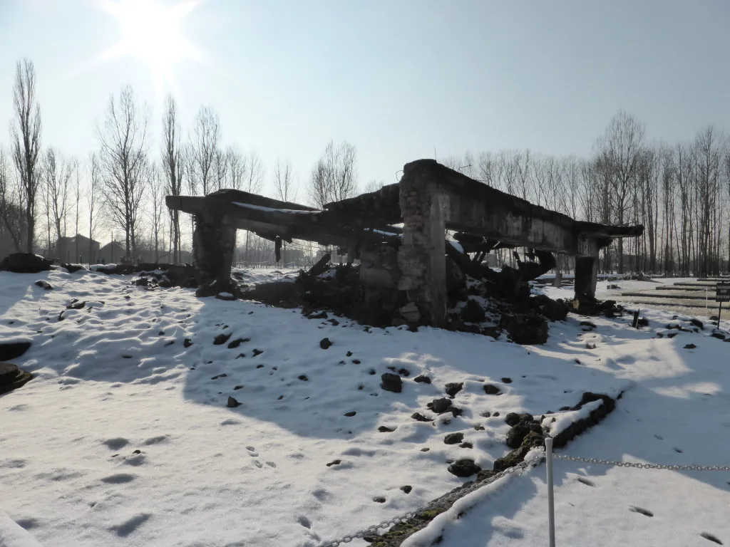 What remains of the gas chamber
