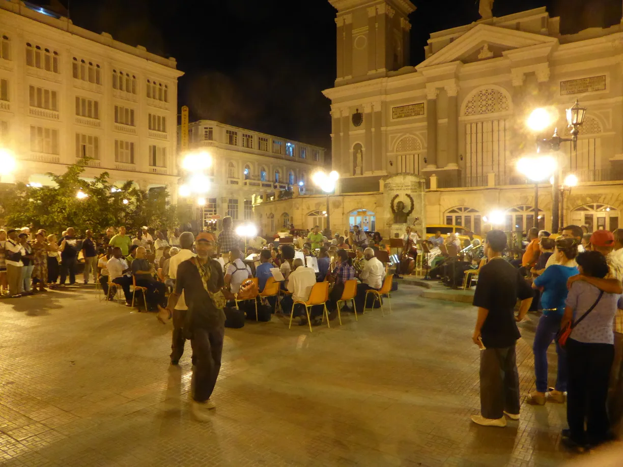 The main square in Santiago de Cuba
