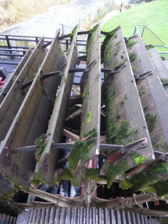 The waterwheel in action
