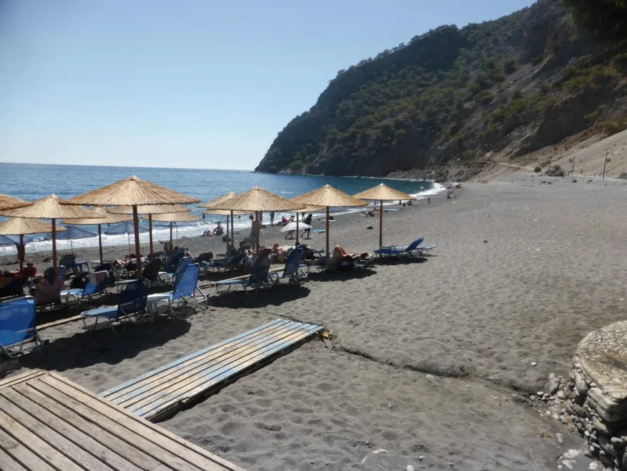 The village of Agia Roumeli