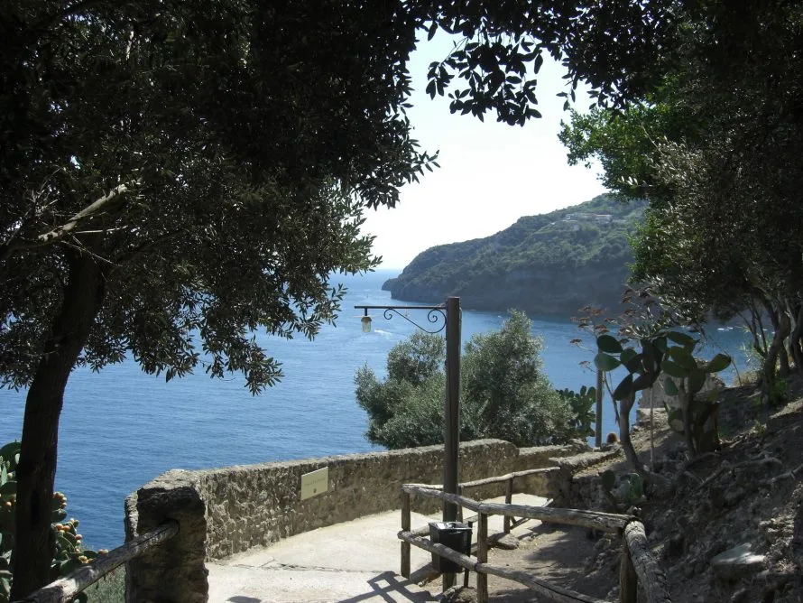 Walking to the top of Ischia