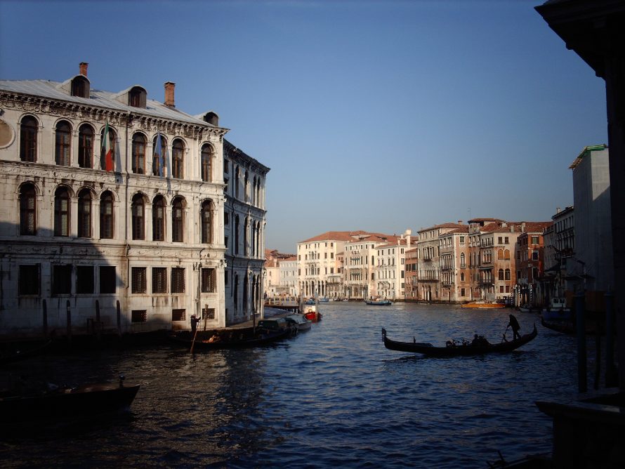Gondola ride on the Grand Canal