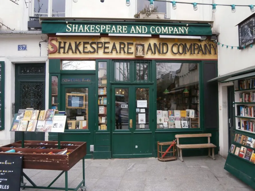 Cool and old style English bookshop