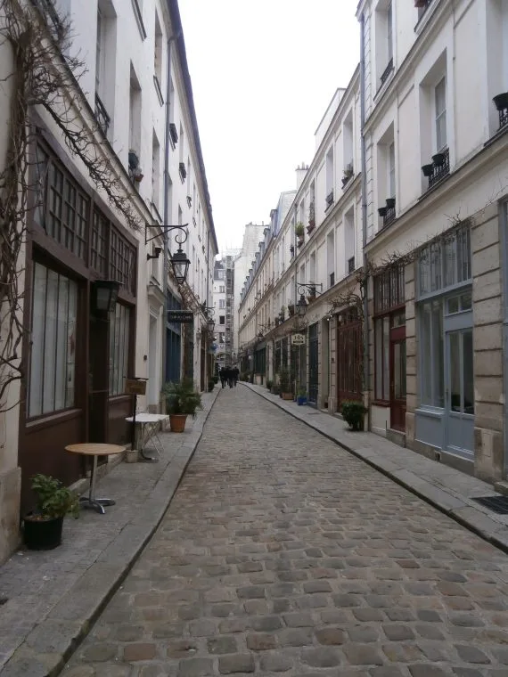 Random cobblestone street