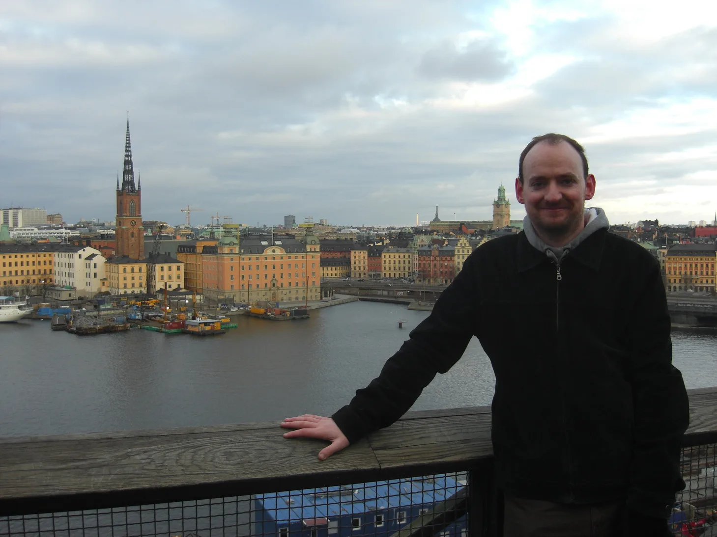 Old town behind me