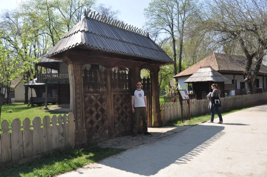At the entrance