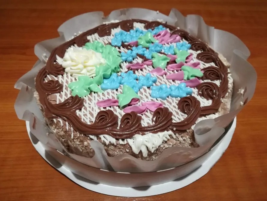 Kyiv Cake. So good. You have to try this!