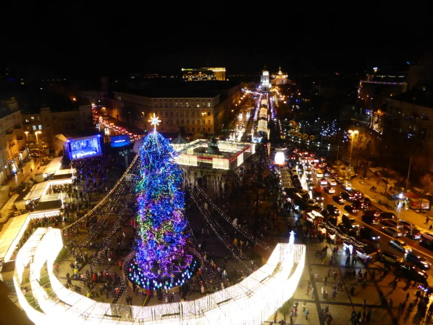 Sofiiska Square from the Bell Tower